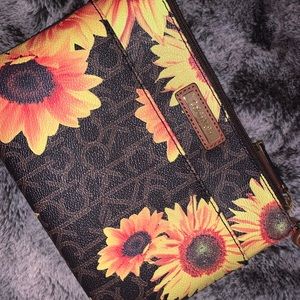 Calvin Klein sunflower cross body summer bag